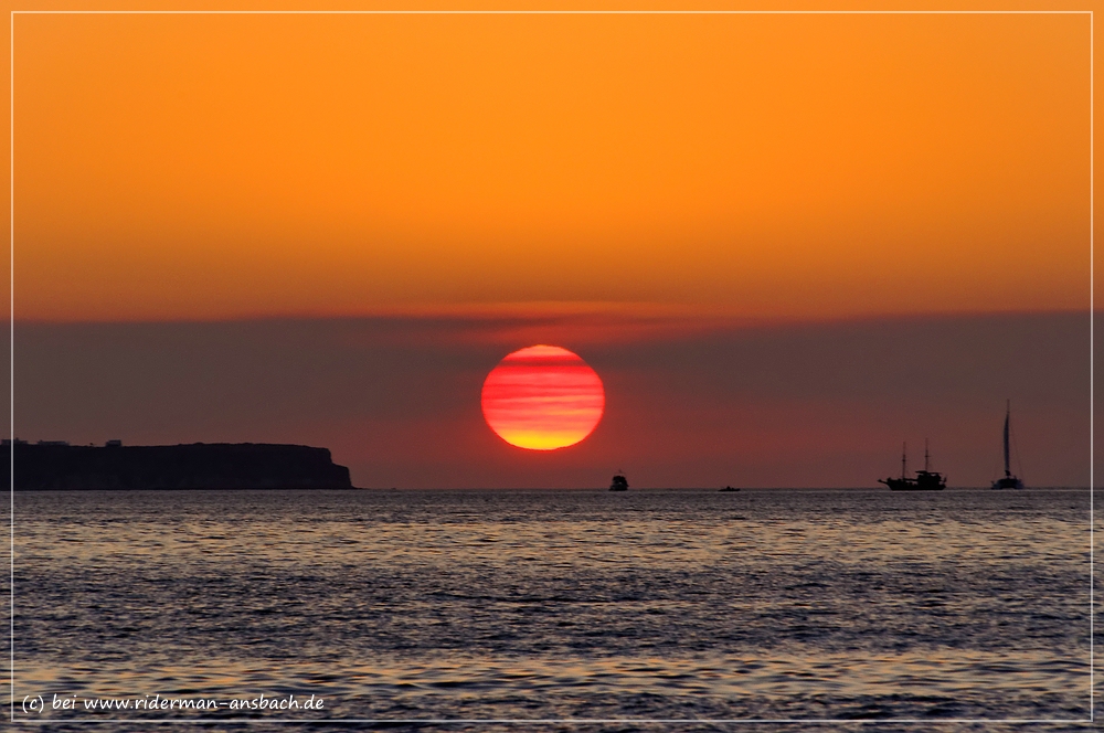 Sonnenuntergang auf Santorin