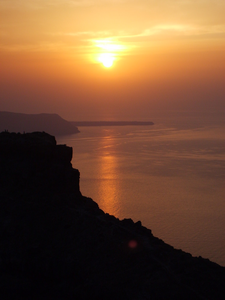 Sonnenuntergang auf Santorini