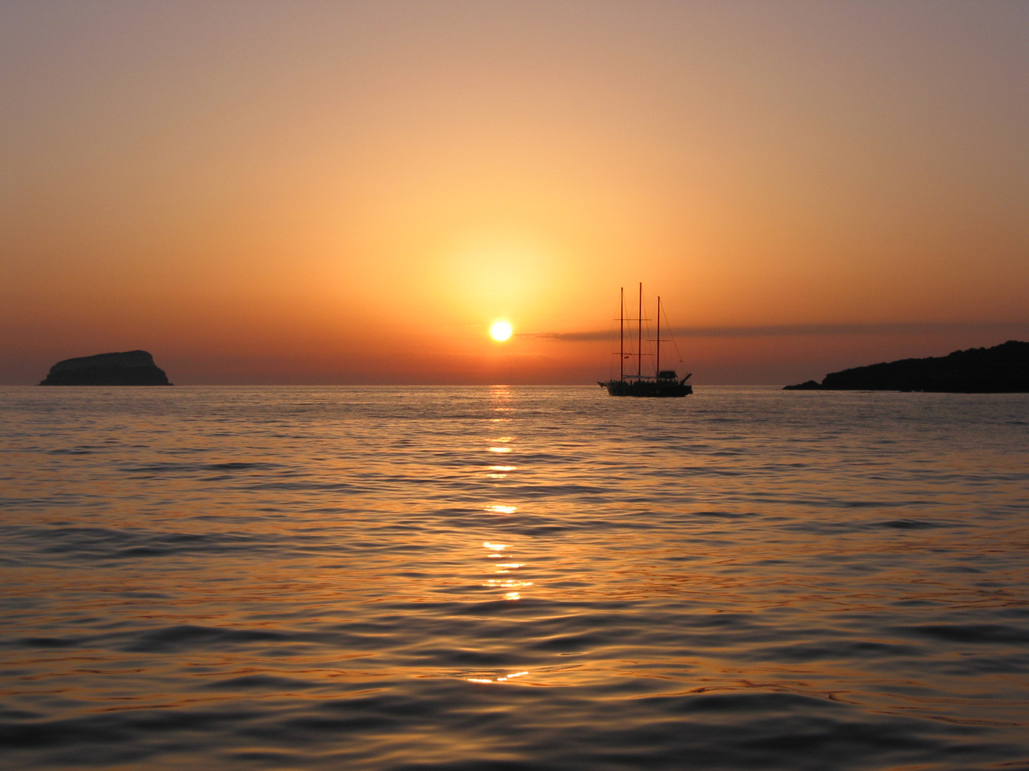 Sonnenuntergang auf Santorini