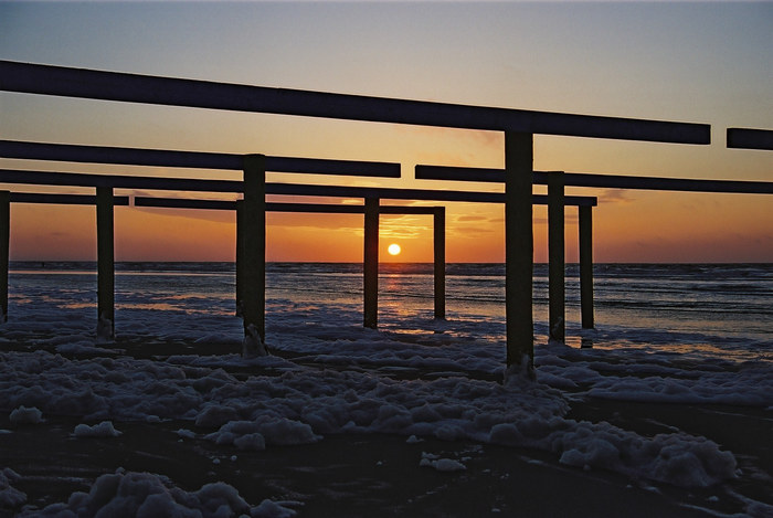 Sonnenuntergang auf Schiermonnikoog