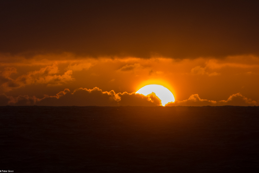 Sonnenuntergang auf See