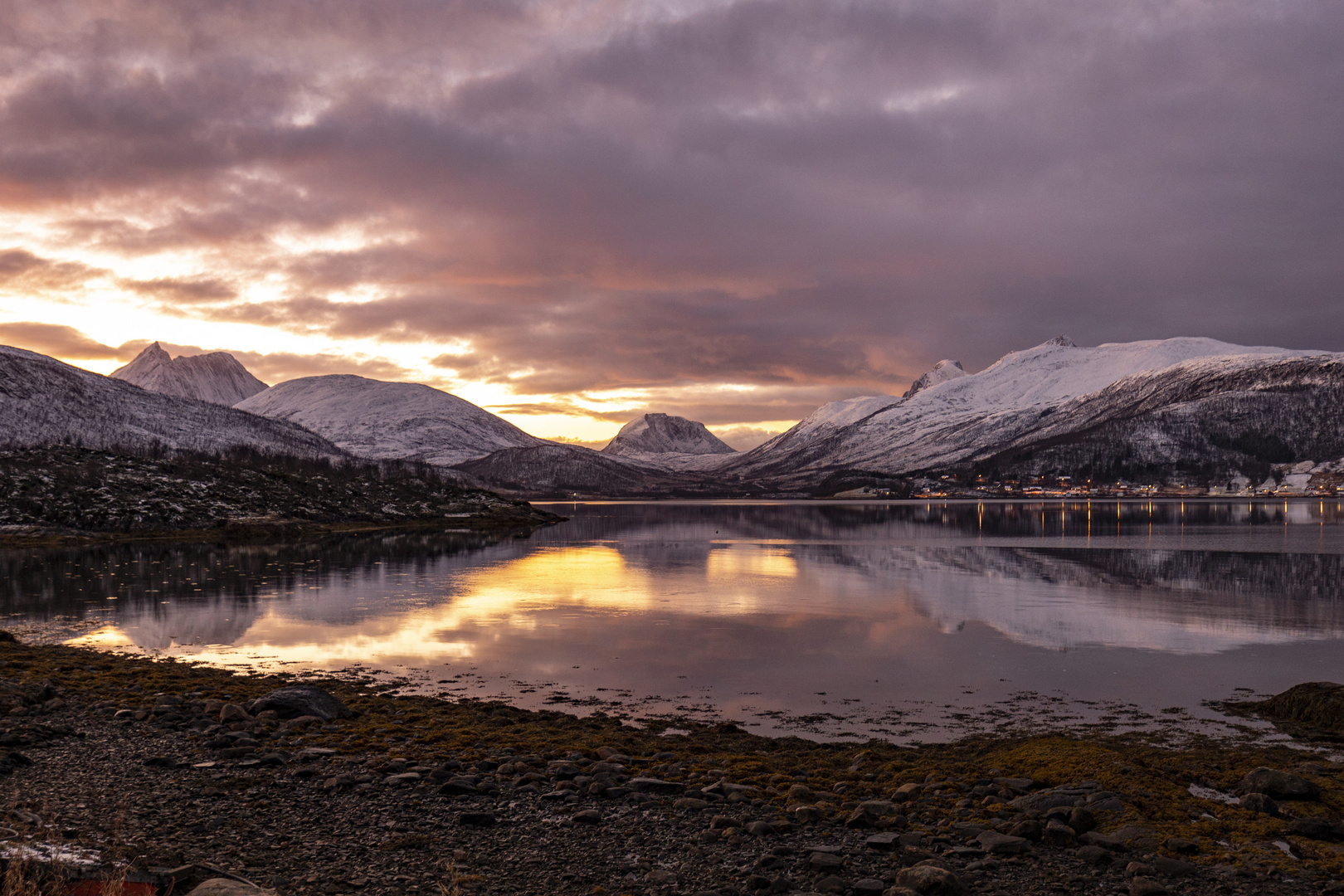 Sonnenuntergang auf Senja #2