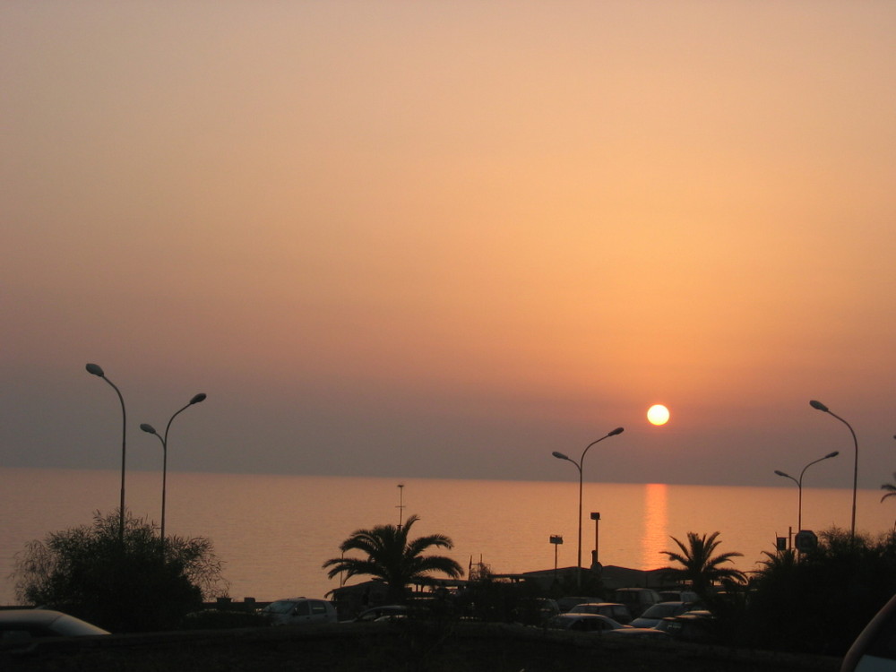 sonnenuntergang auf Sizilien