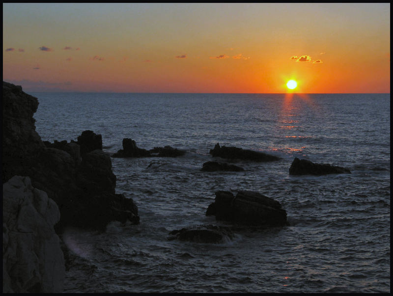 Sonnenuntergang auf Sizilien bei Cefalu 02