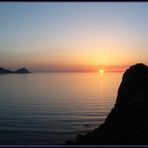 Sonnenuntergang auf Sizilien bei Cefalu