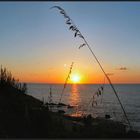 Sonnenuntergang auf Sizilien bei Cefalu Hotelanlage Polina