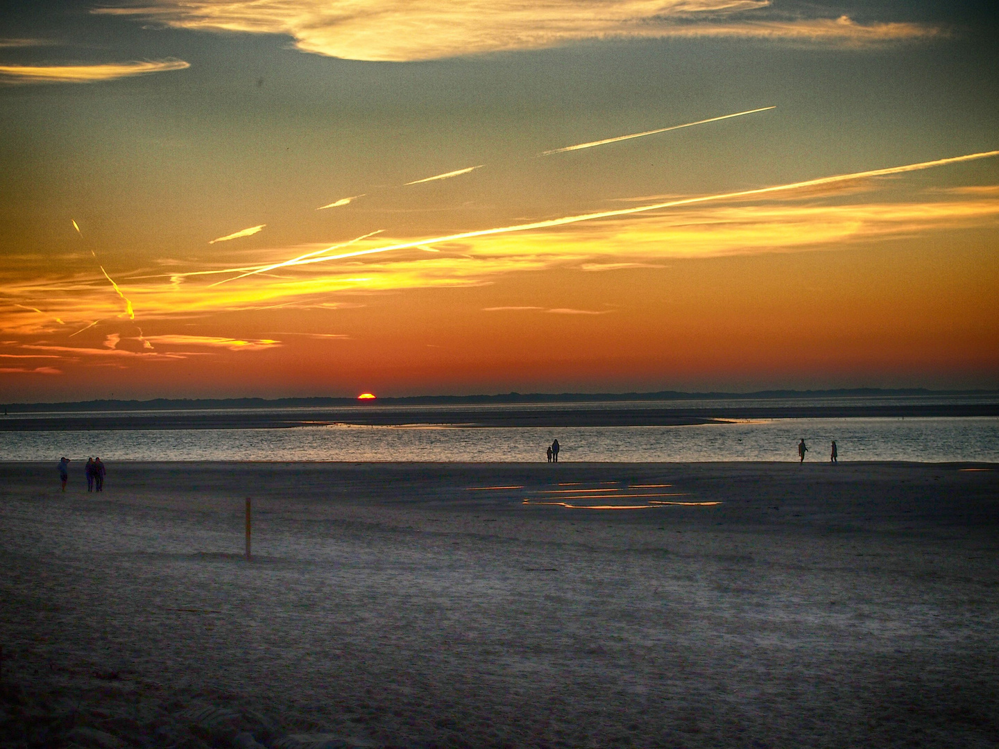 Sonnenuntergang auf Spiekeroog