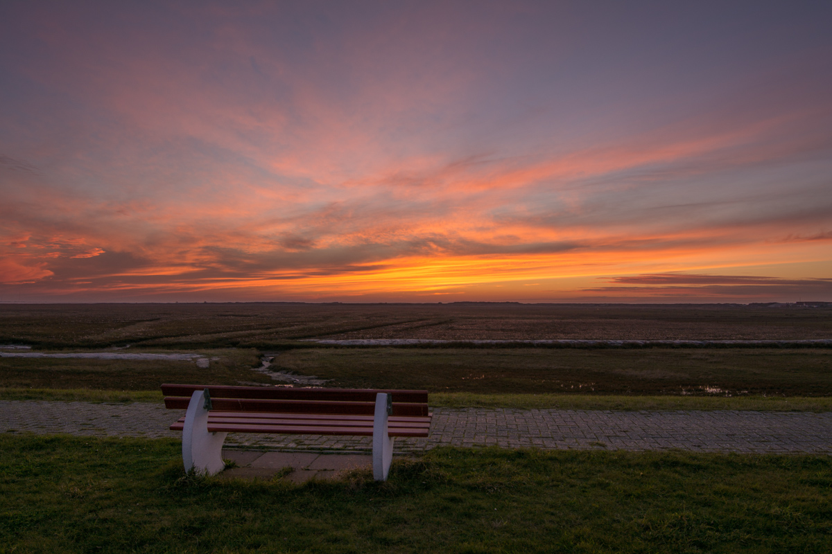 Sonnenuntergang auf Spiekeroog