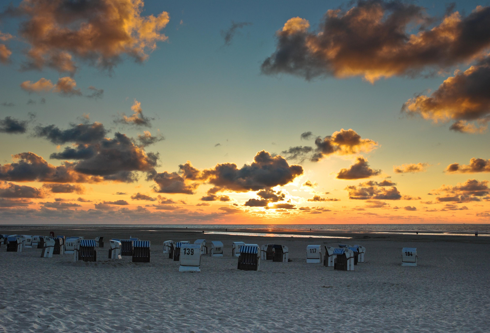 Sonnenuntergang auf Spiekeroog