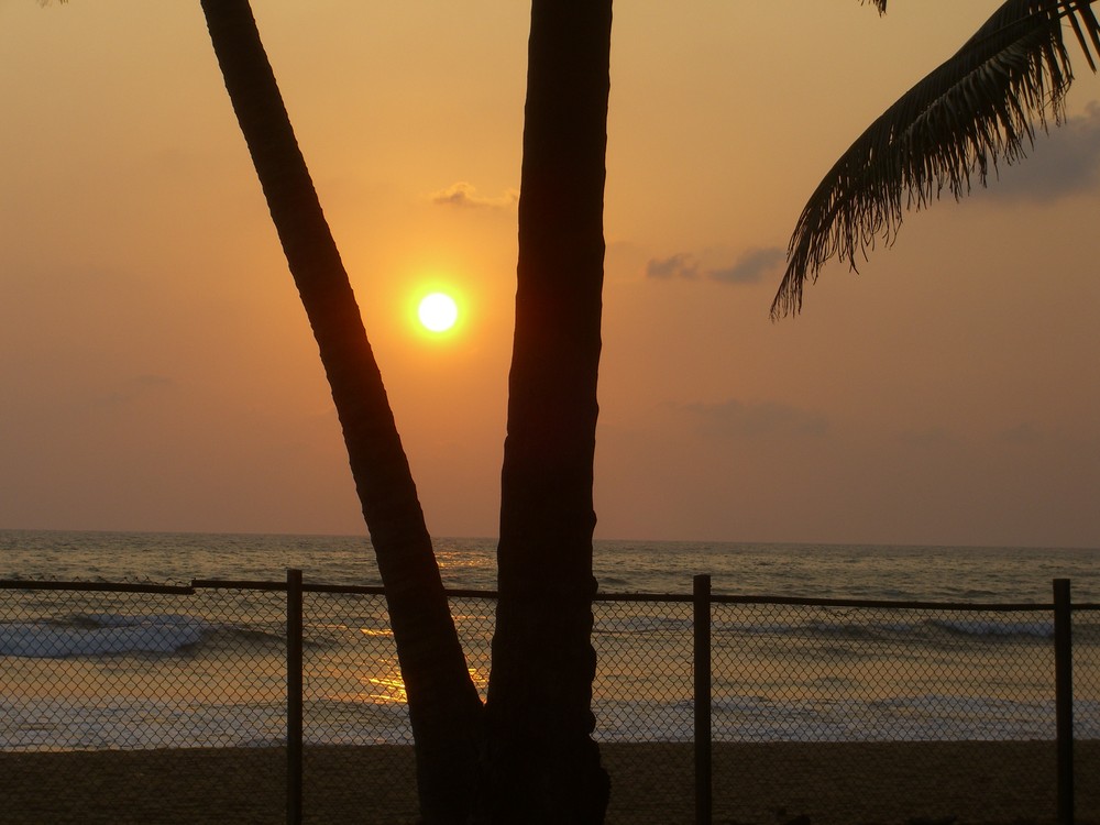 Sonnenuntergang auf Sri Lanka