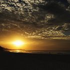 Sonnenuntergang auf Strandbroke Island