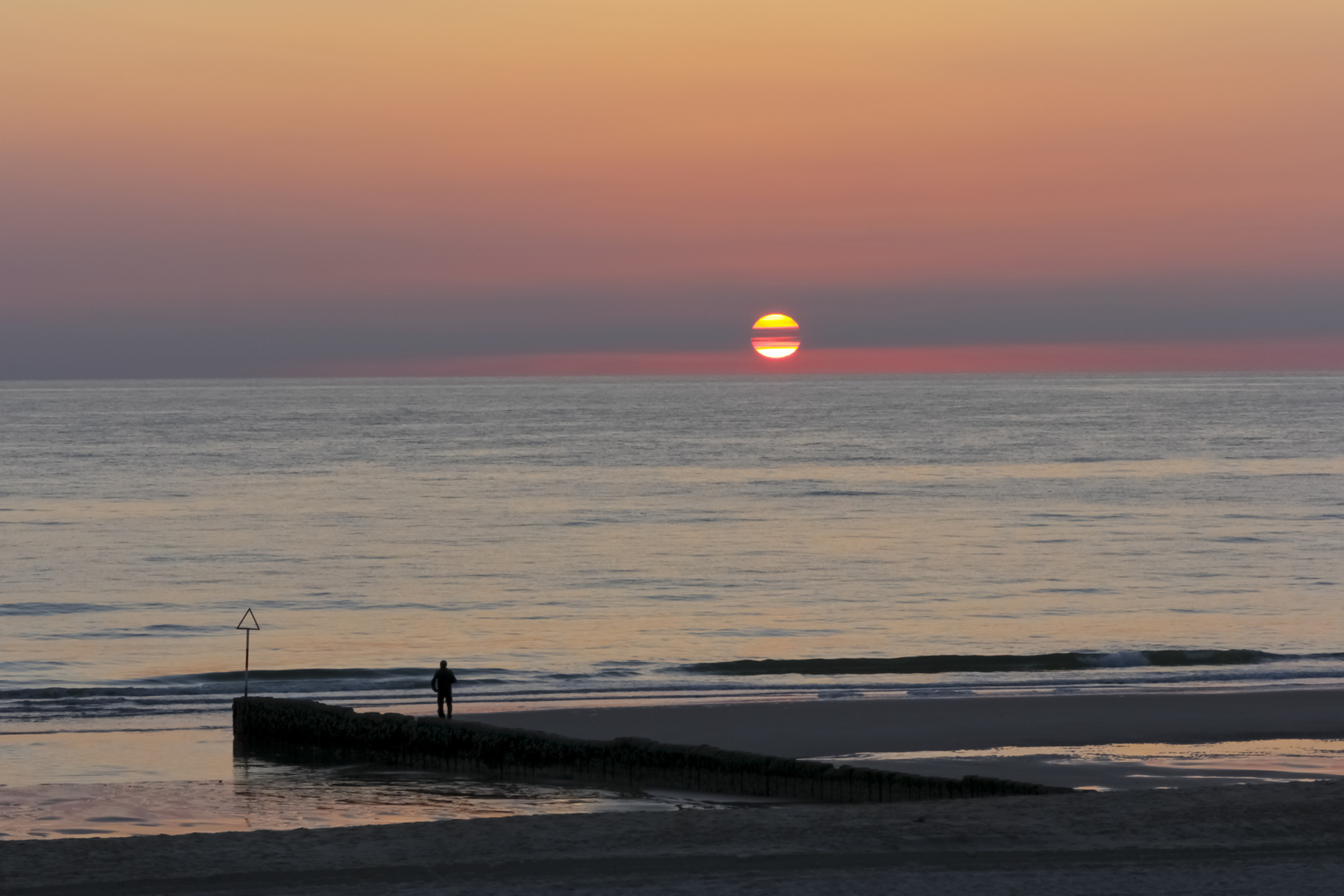 Sonnenuntergang auf Sylt