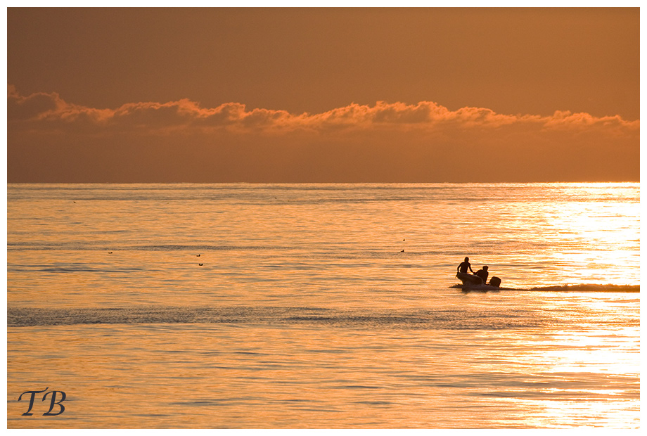 Sonnenuntergang auf Sylt