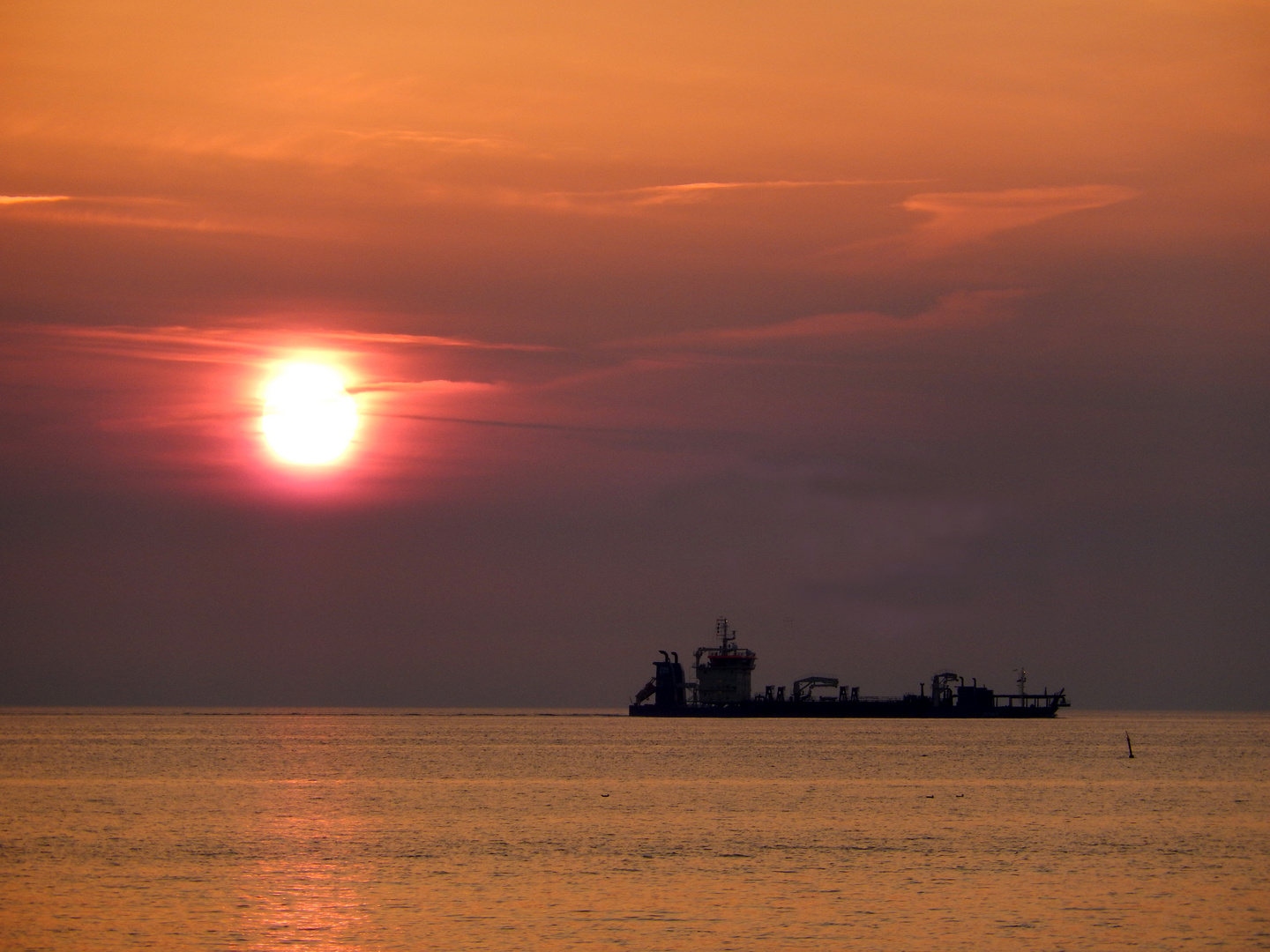 Sonnenuntergang auf Sylt