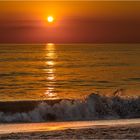 Sonnenuntergang auf Sylt ...