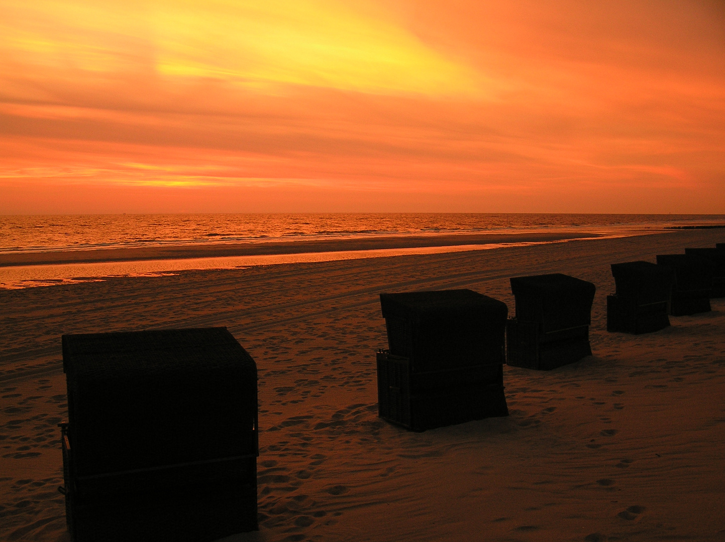 Sonnenuntergang auf Sylt 2