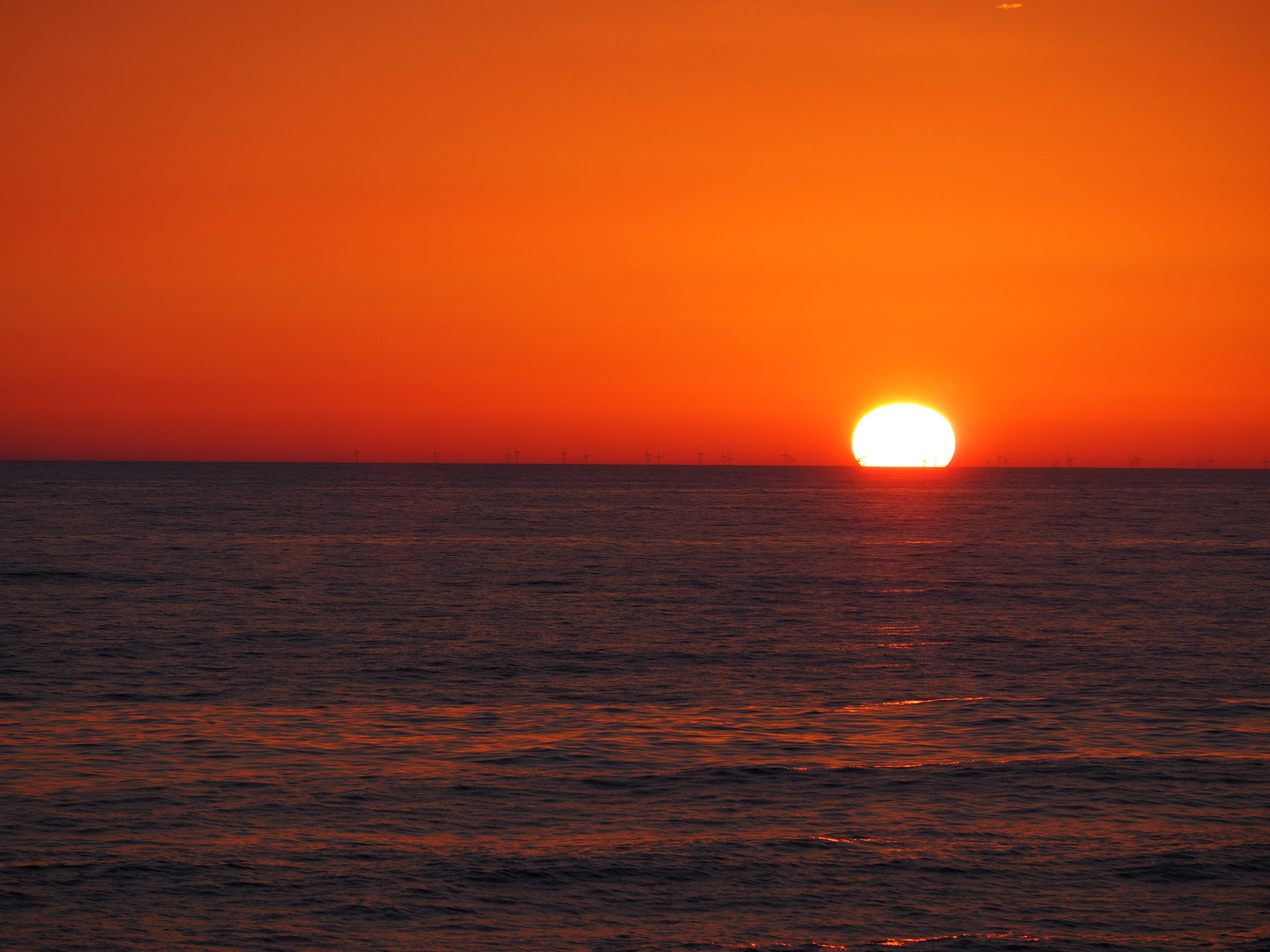 Sonnenuntergang auf Sylt