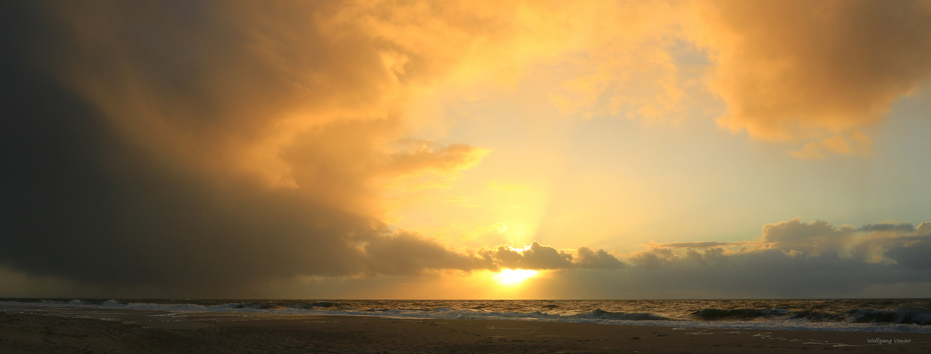 Sonnenuntergang auf Sylt