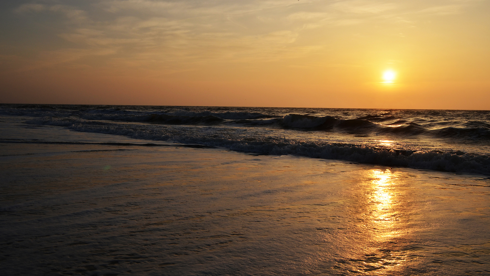 Sonnenuntergang auf Sylt