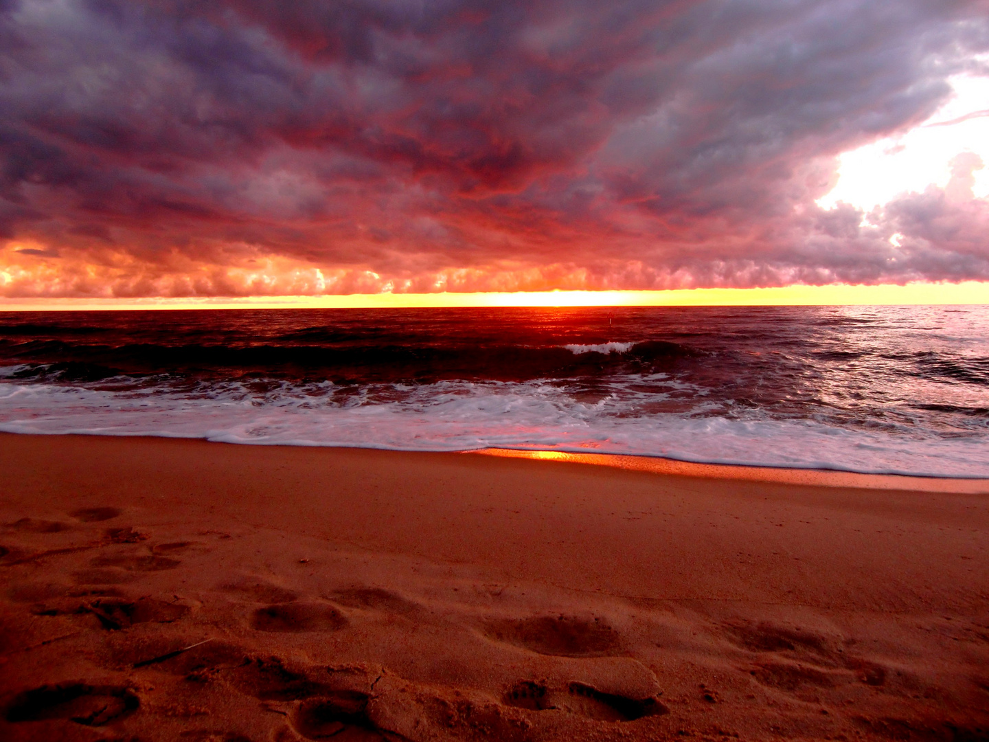 Sonnenuntergang auf Sylt