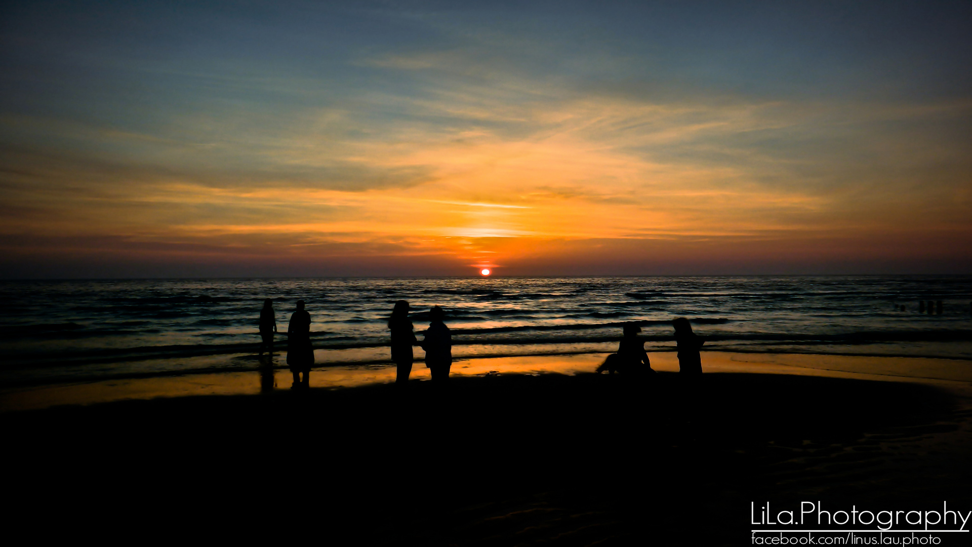 Sonnenuntergang auf Sylt