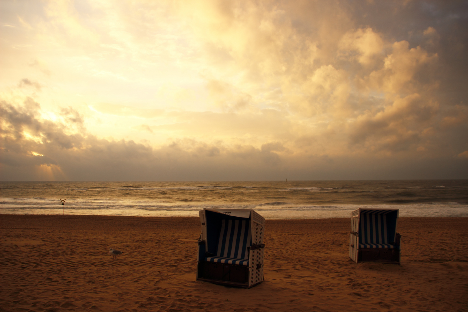 Sonnenuntergang auf Sylt