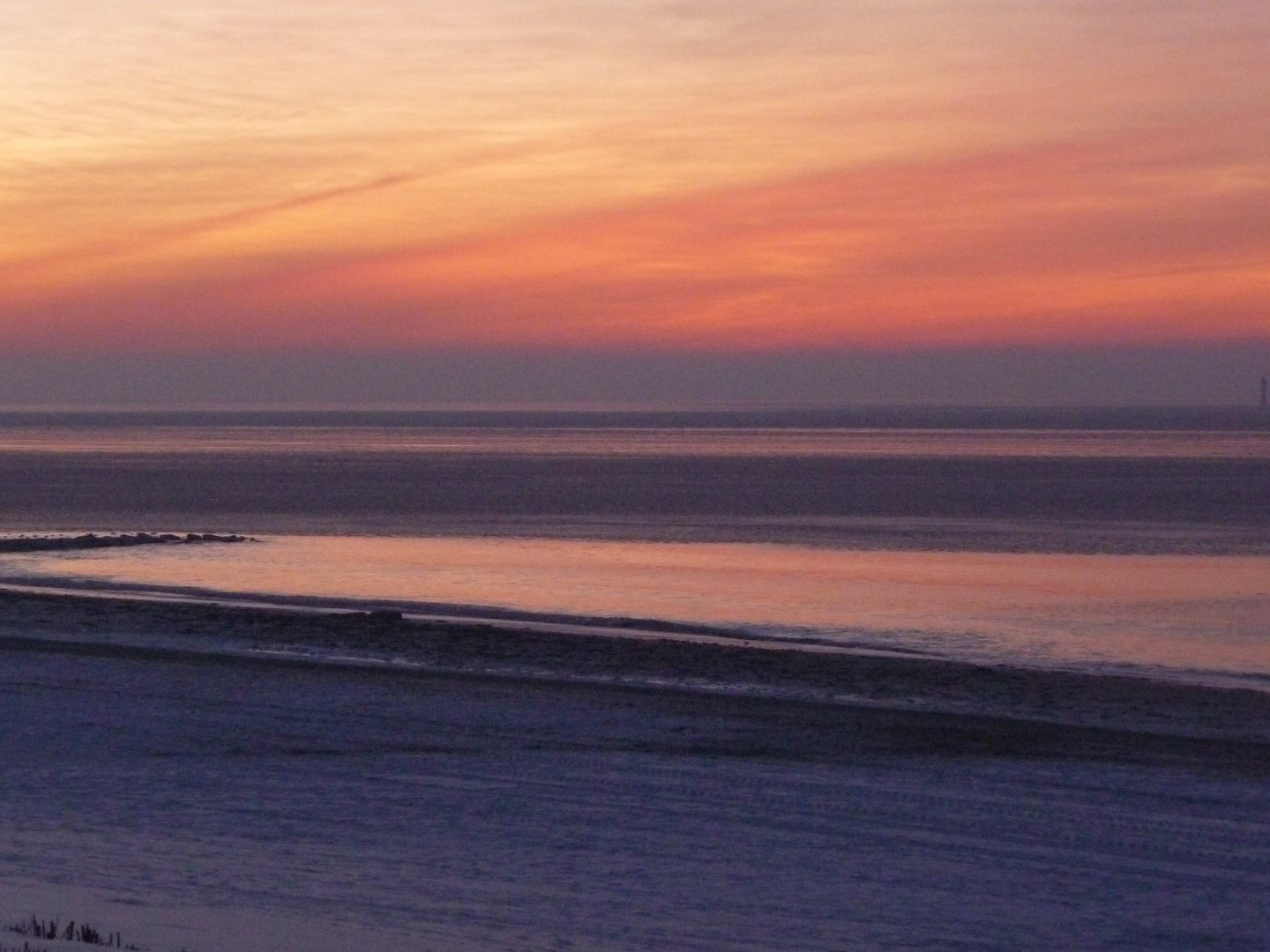 Sonnenuntergang auf Sylt