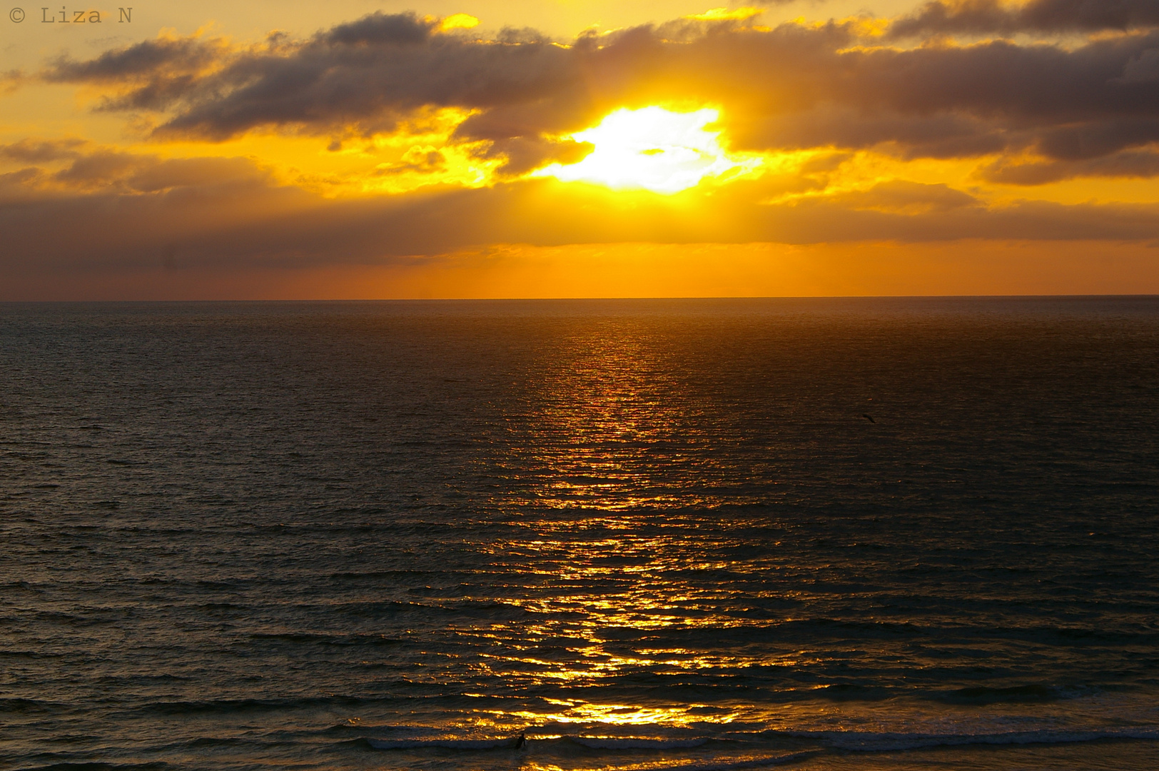 Sonnenuntergang auf Sylt