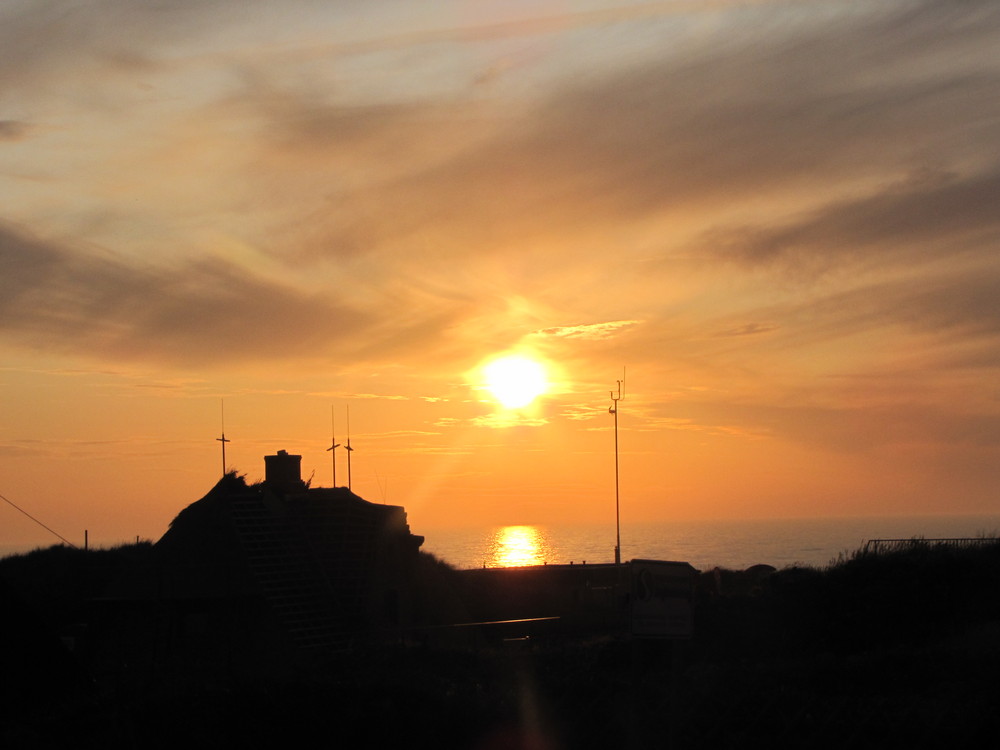 Sonnenuntergang auf Sylt