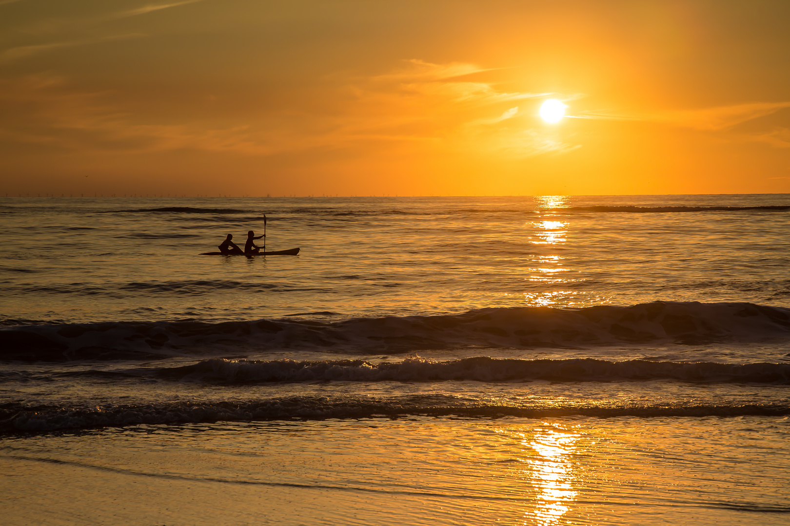 Sonnenuntergang auf Sylt