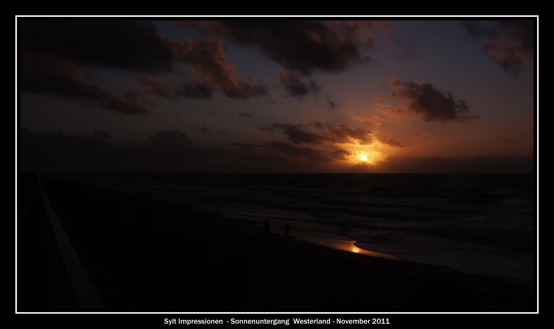 Sonnenuntergang auf Sylt