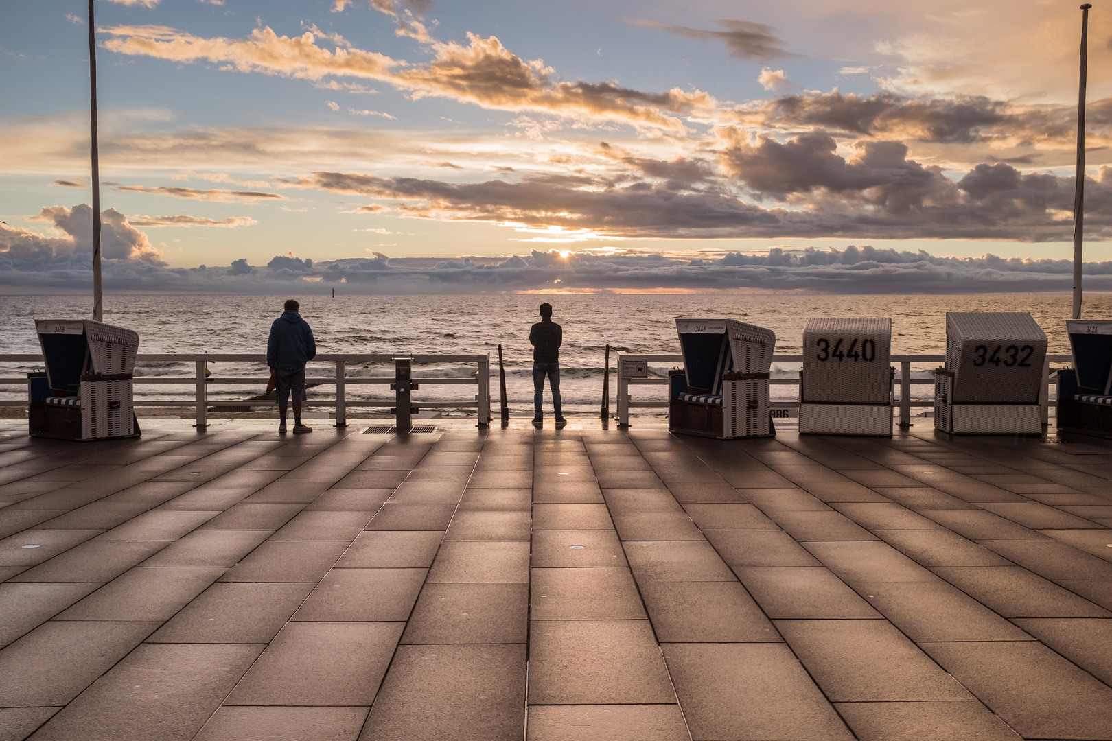 Sonnenuntergang auf Sylt