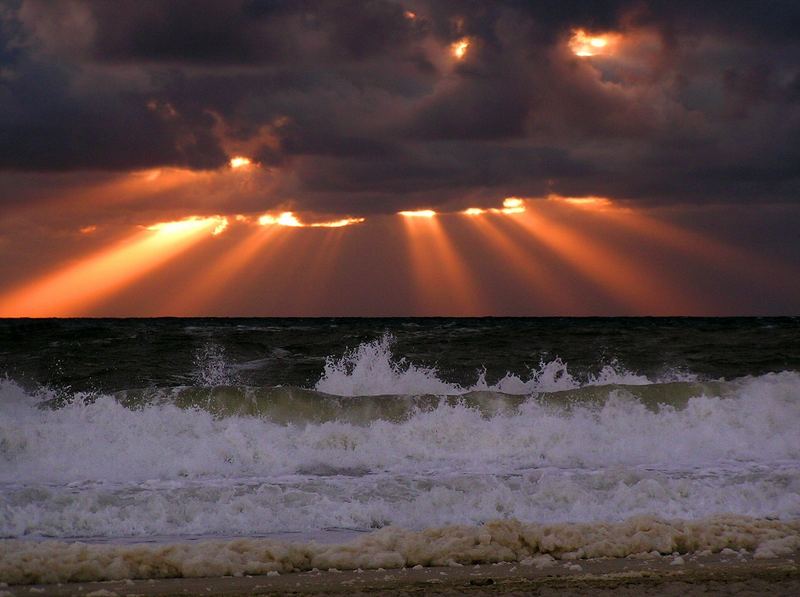 Sonnenuntergang auf Sylt