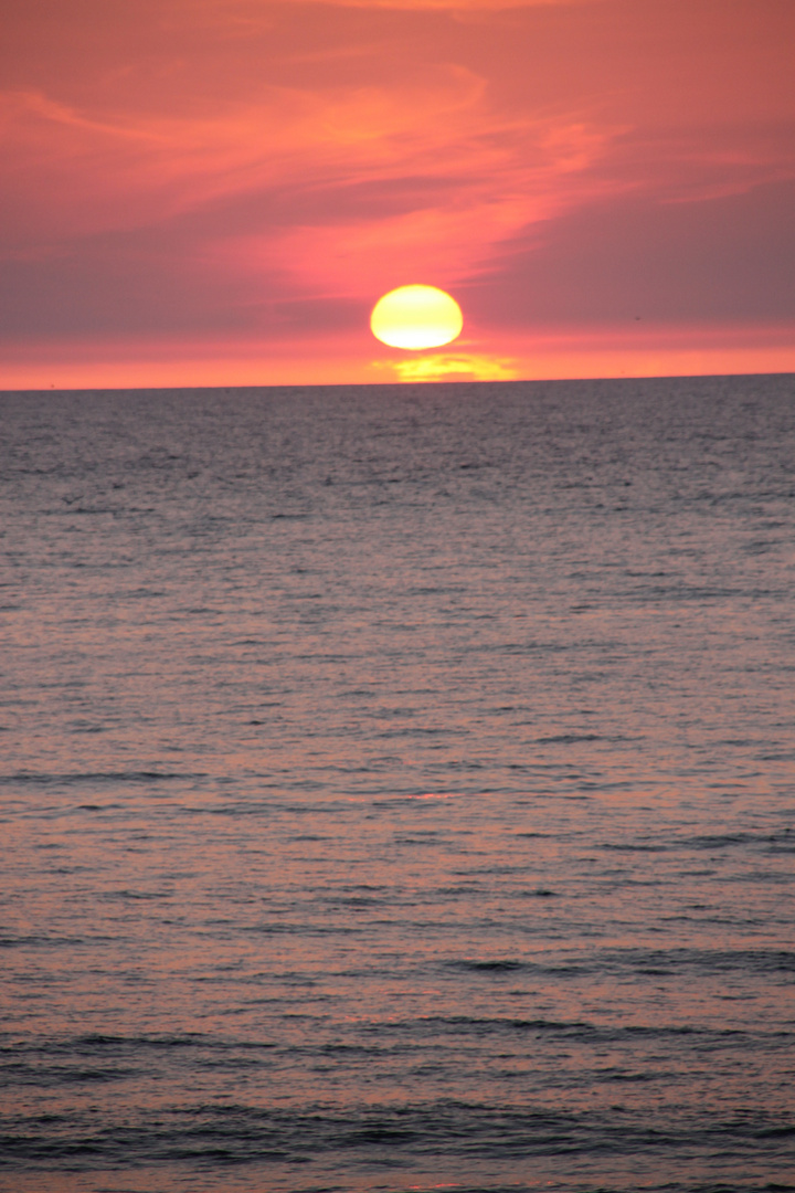 Sonnenuntergang auf Sylt