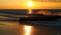 Sonnenuntergang auf Sylt bei Kampen