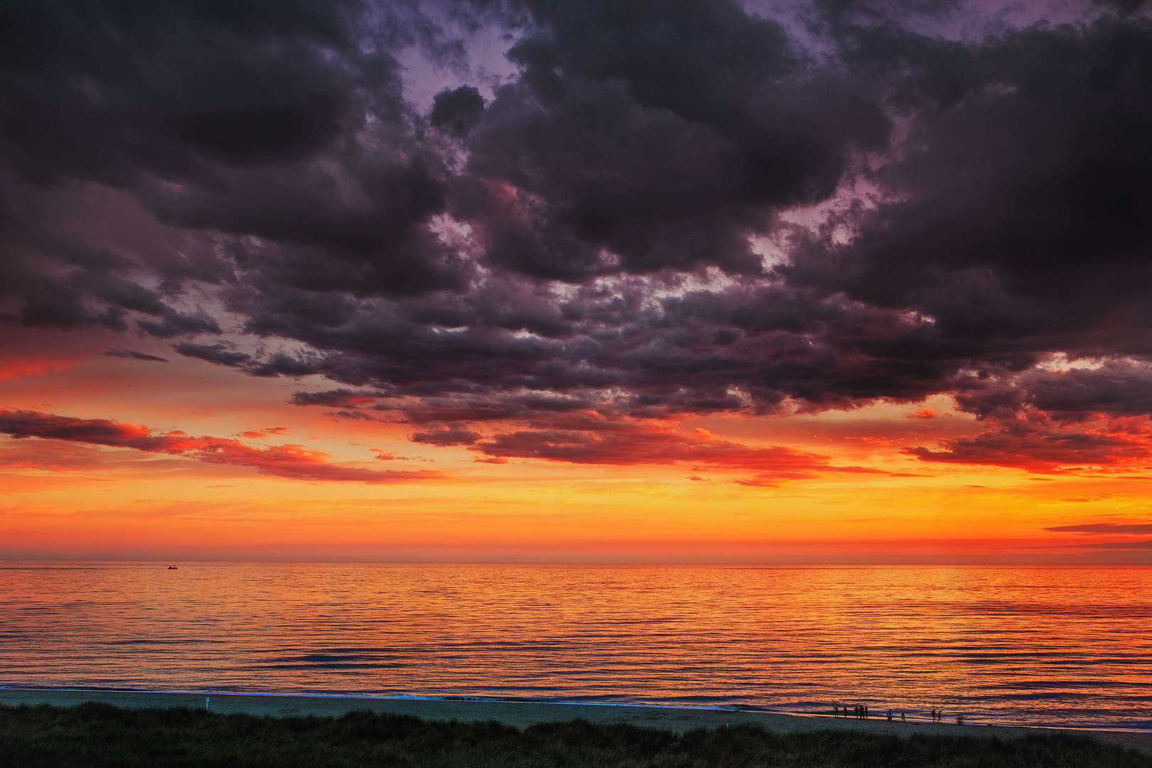 Sonnenuntergang auf Sylt