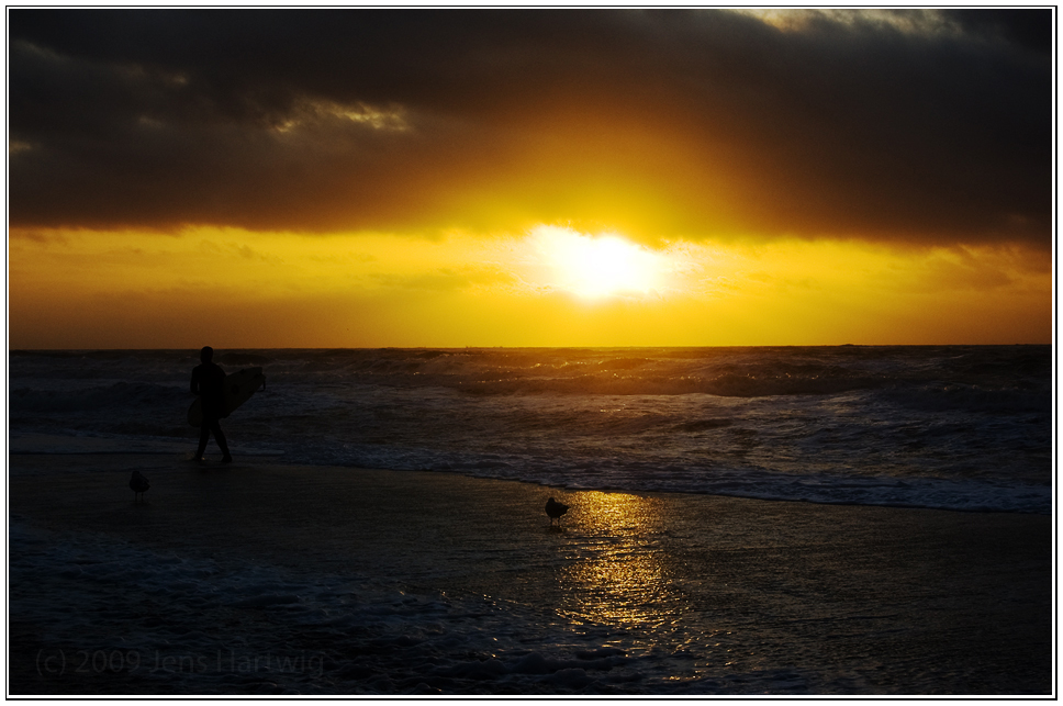 Sonnenuntergang auf Sylt