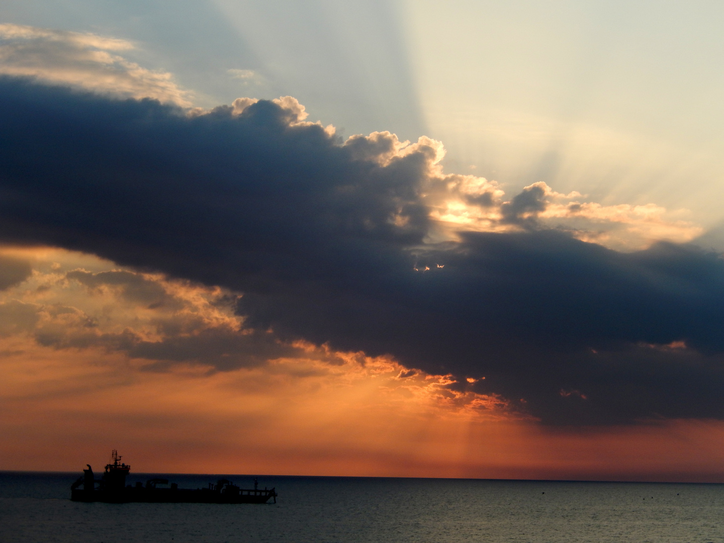 Sonnenuntergang auf Sylt die 2.