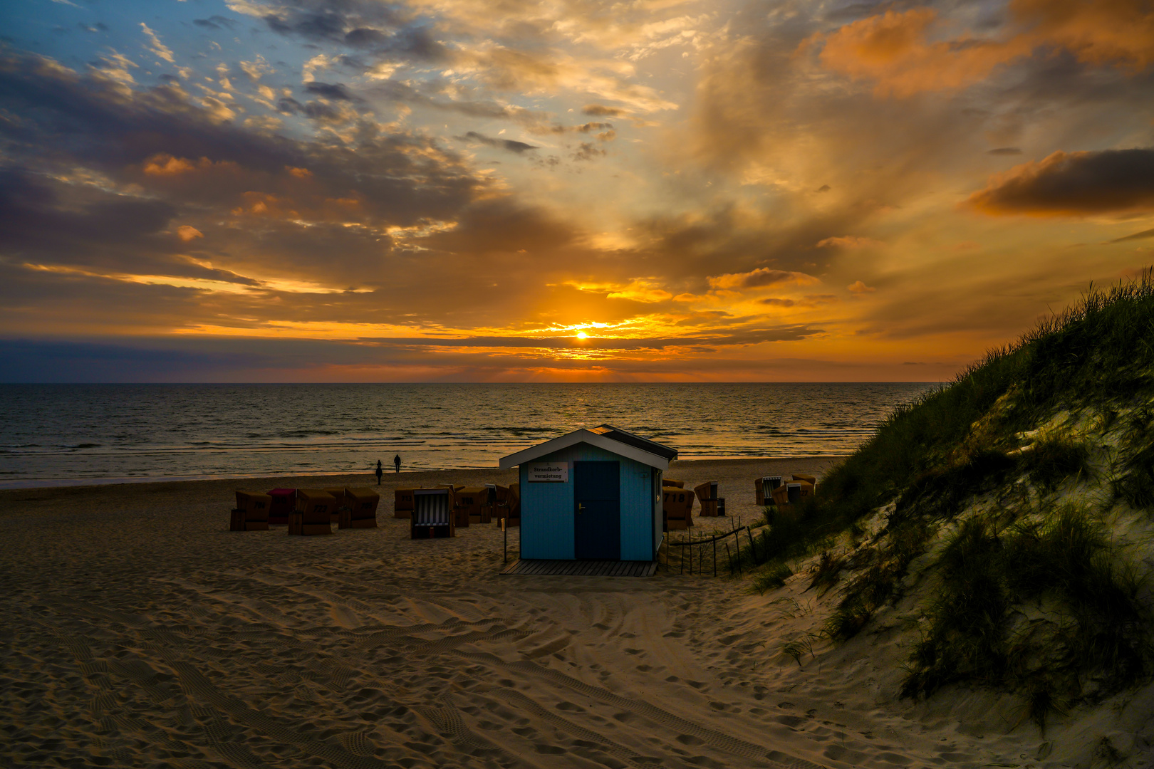 Sonnenuntergang auf Sylt