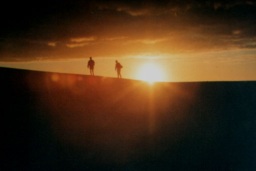 sonnenuntergang auf tasmanien