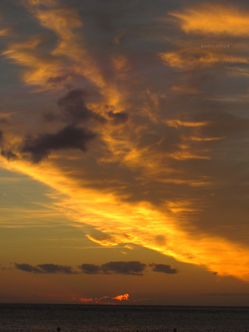 Sonnenuntergang auf Teneriffa