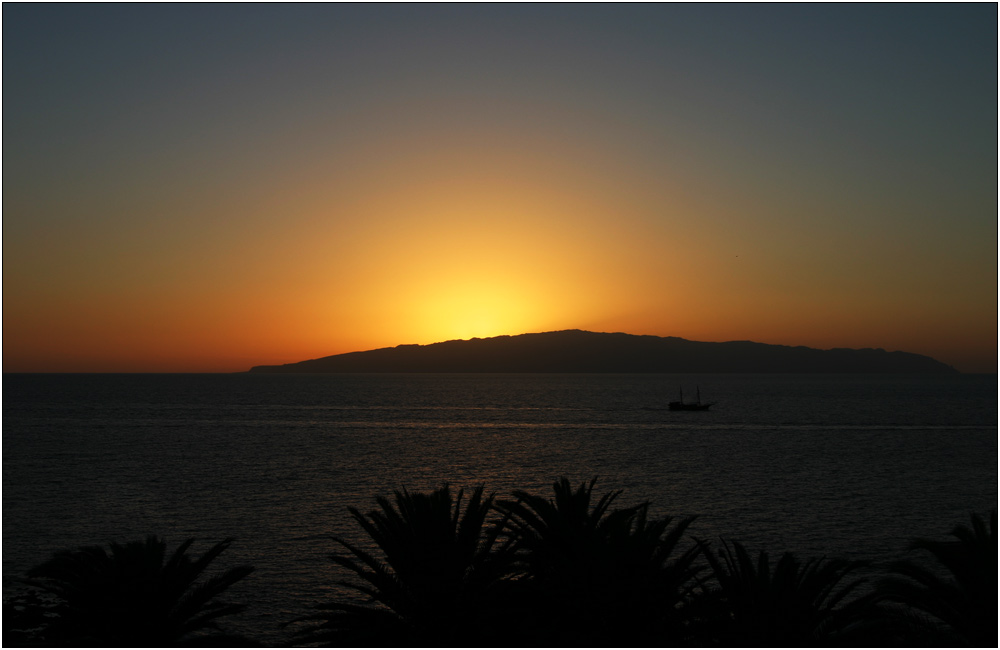 Sonnenuntergang auf Teneriffa