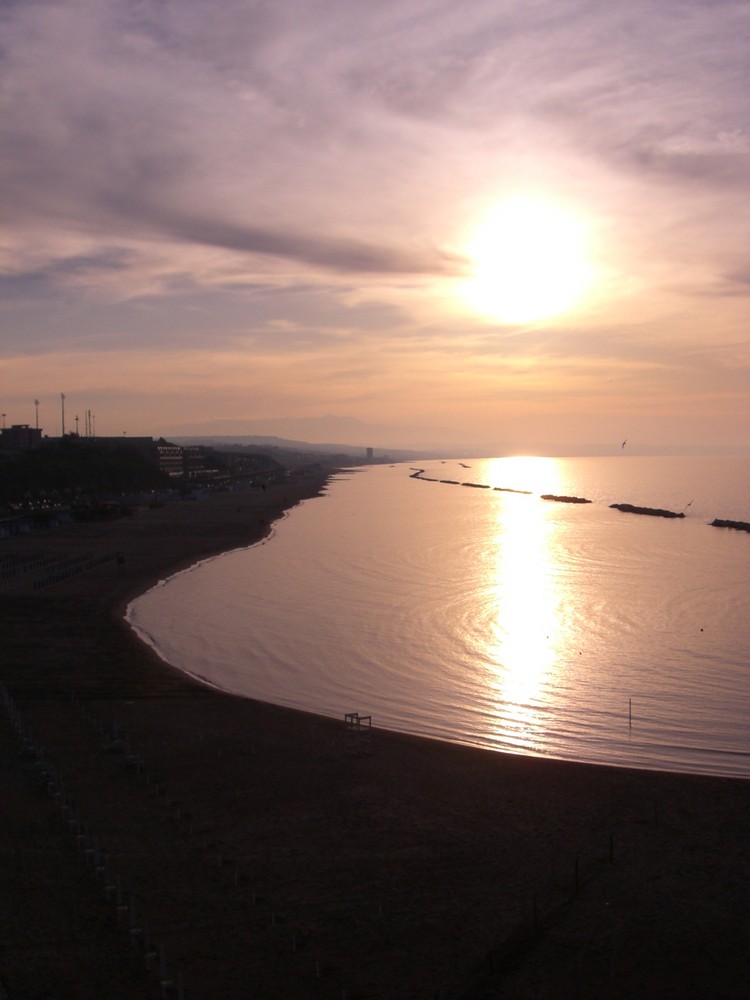 sonnenuntergang auf Termoli von Keloglou Gesthimani 