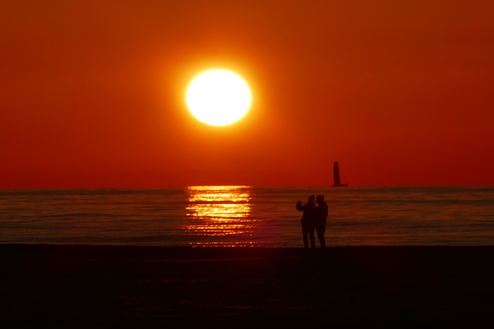 Sonnenuntergang auf Terschelling