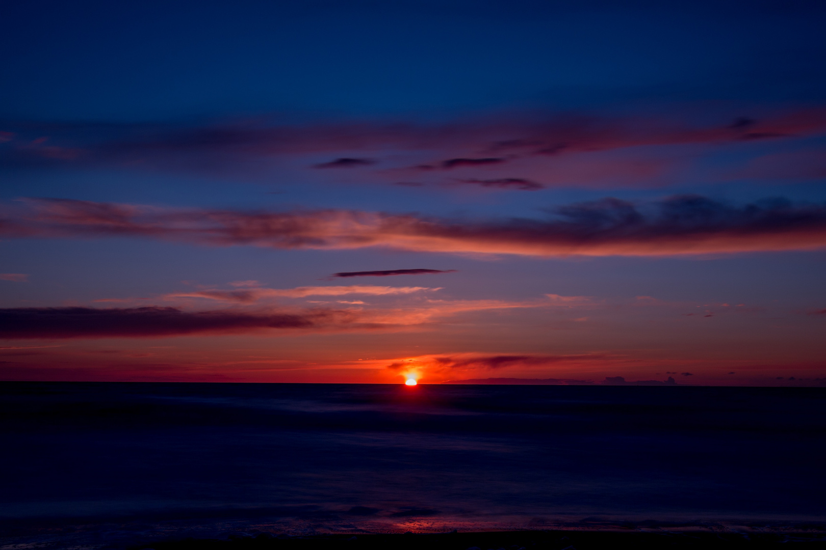 Sonnenuntergang auf Texel