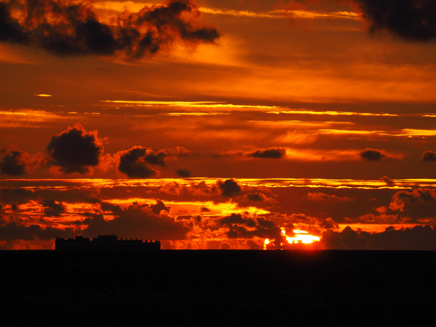 Sonnenuntergang auf Texel