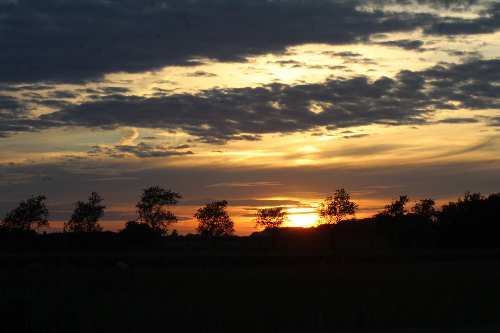 Sonnenuntergang auf Texel.......