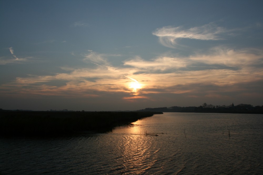 Sonnenuntergang auf Texel