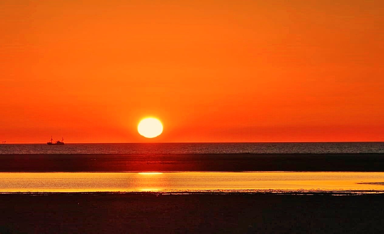 " Sonnenuntergang auf Texel "