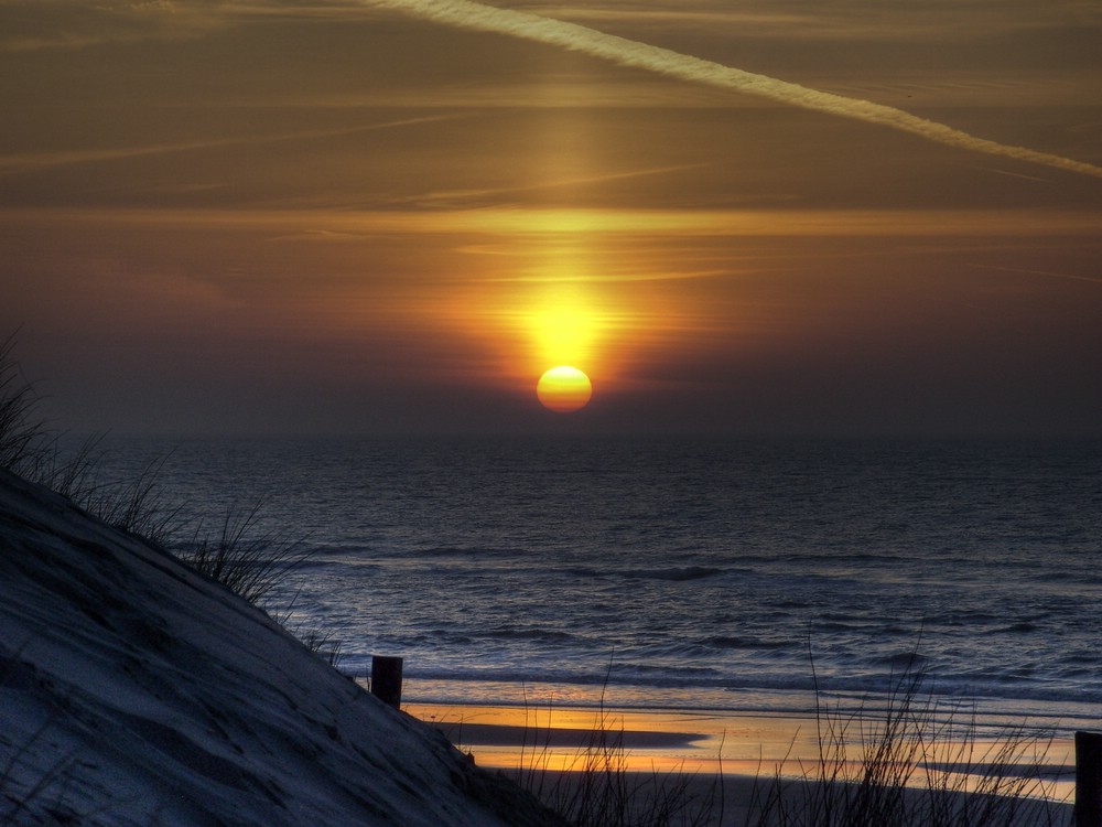 Sonnenuntergang auf Texel